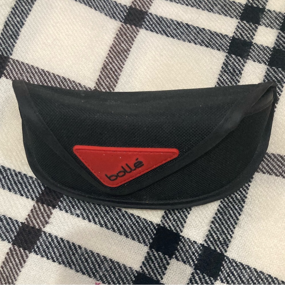 Bollé Black Sunglasses Case with Red Logo